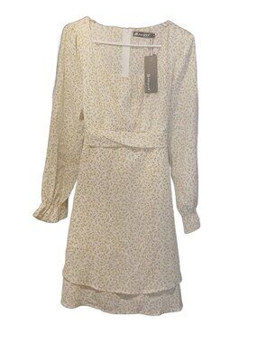 NWT Allegra K Chiffon Mini Dress